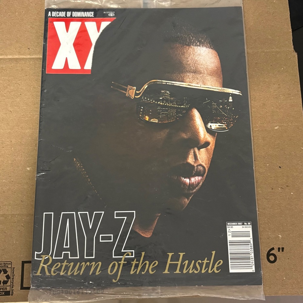 XXL Magazine Magazine Men OS Black Jay-Z Return of the Hustle Dec 2007 No. 98